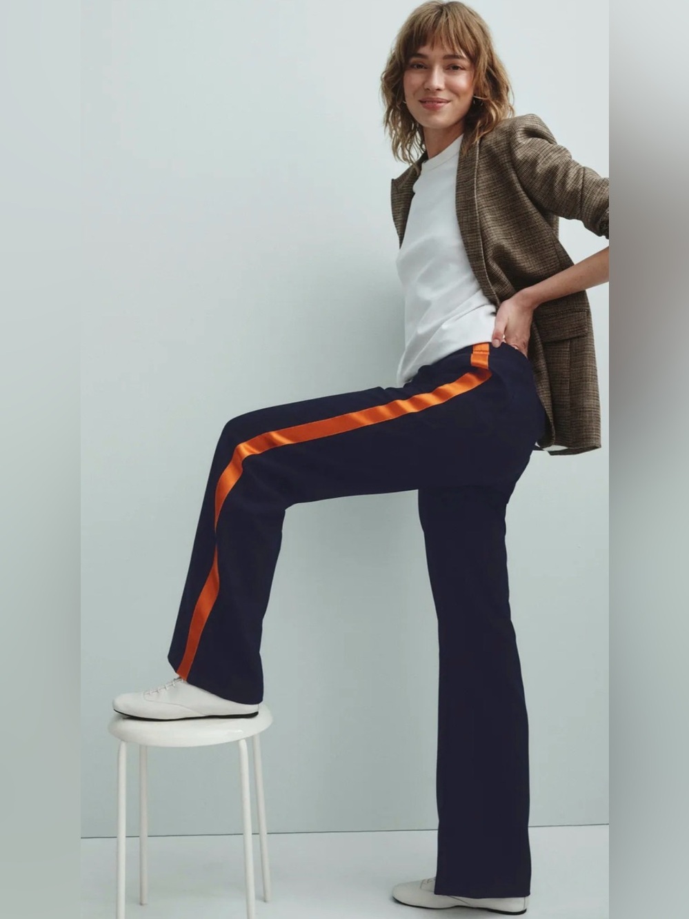 Zadig & Voltaire Poma Navy wide leg pants size 36 or US 4.